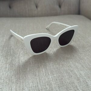 DIFF Eyewear - Women’s White Cat Eye